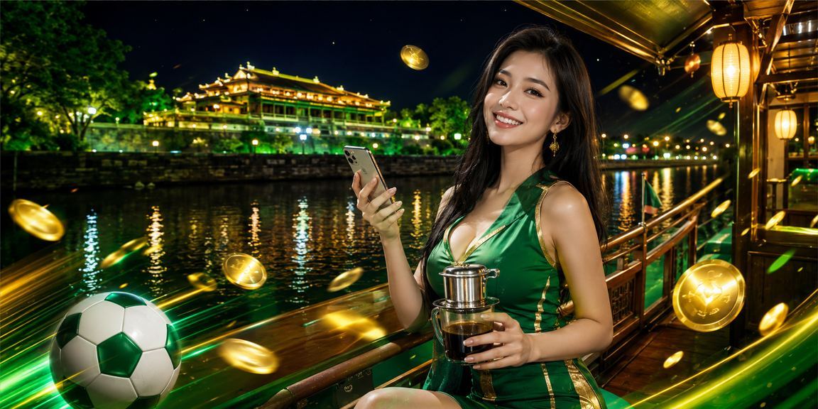 Người chơi theo dõi kết quả cá cược bóng đá tại quán cà phê Huế một cách thư thái